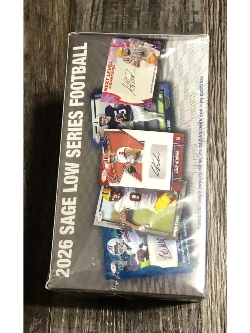 2026 Sage Low Series Football Blaster Box 3 Auto Per Box Factory Sealed